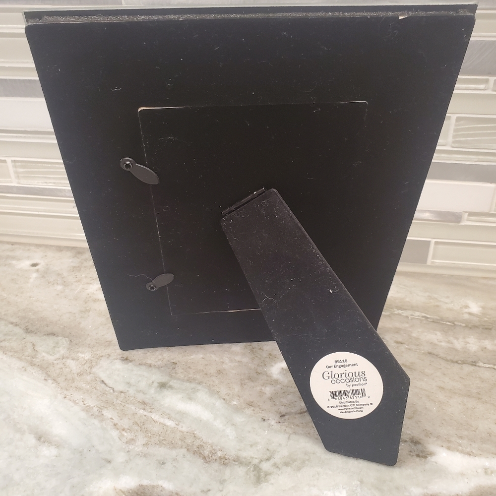 Our Engagement Rhinestones Picture Frame 5x7 - Picture 6 of 8